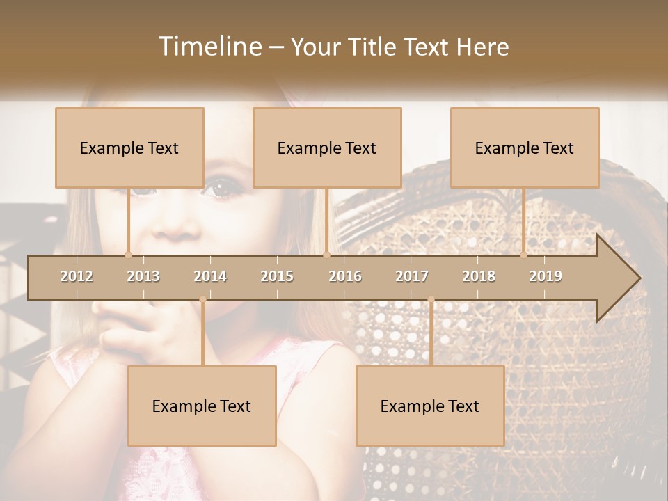 Beach Mother Pensioner PowerPoint Template