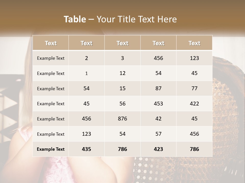 Beach Mother Pensioner PowerPoint Template