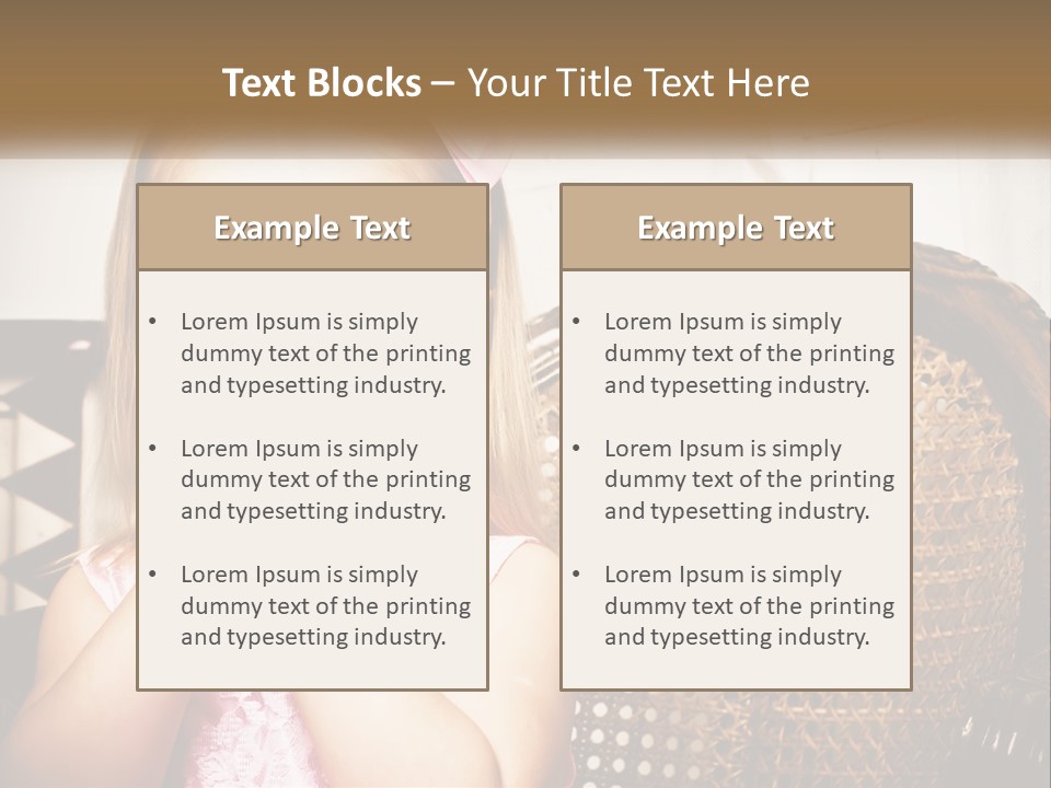 Beach Mother Pensioner PowerPoint Template