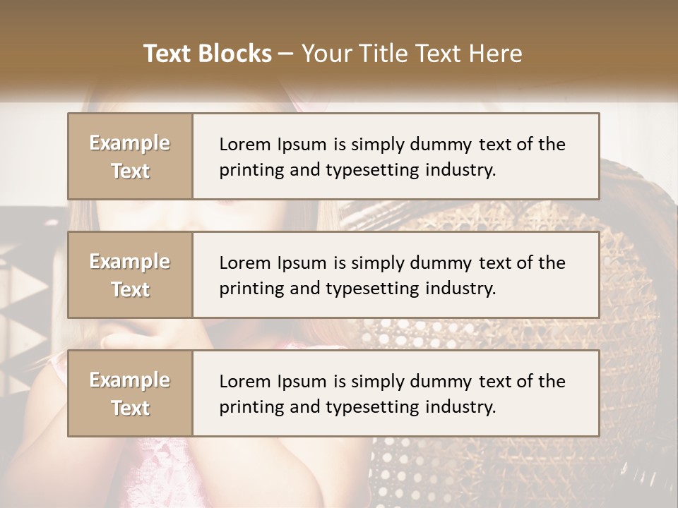 Beach Mother Pensioner PowerPoint Template