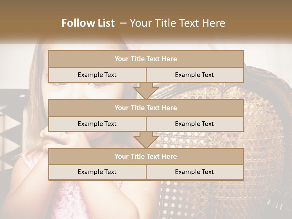 Beach Mother Pensioner PowerPoint Template