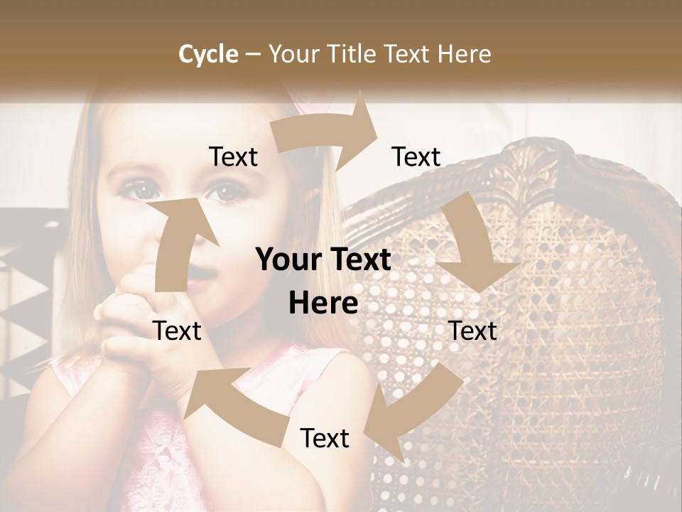 Beach Mother Pensioner PowerPoint Template