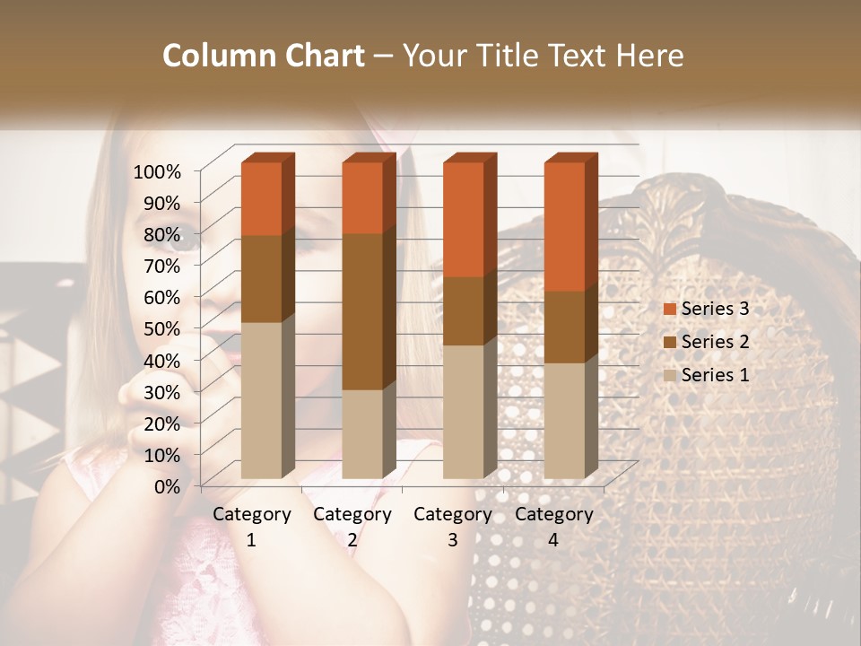 Beach Mother Pensioner PowerPoint Template