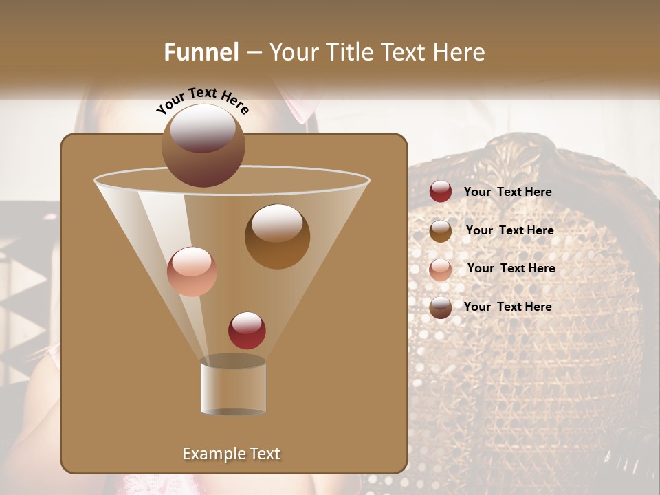 Beach Mother Pensioner PowerPoint Template