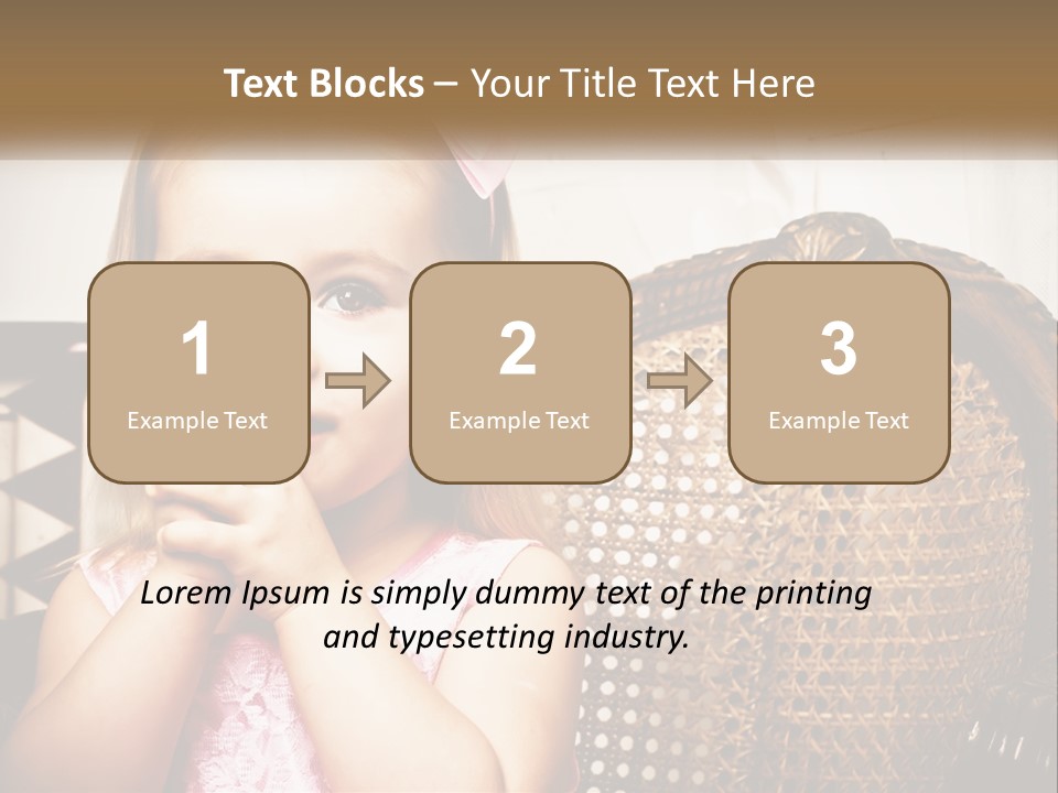 Beach Mother Pensioner PowerPoint Template