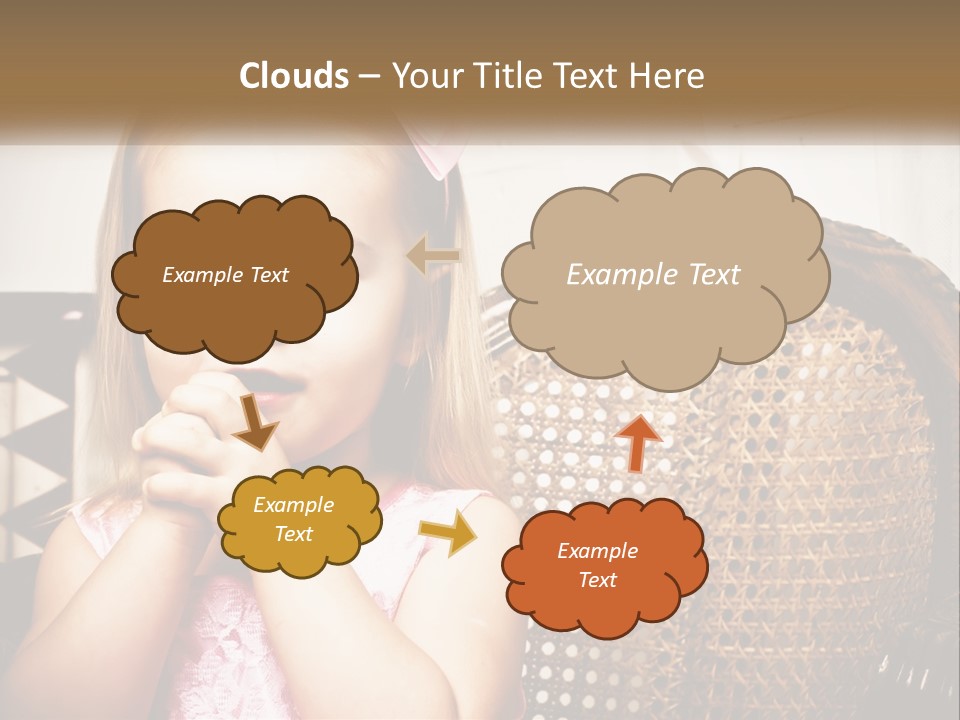 Beach Mother Pensioner PowerPoint Template