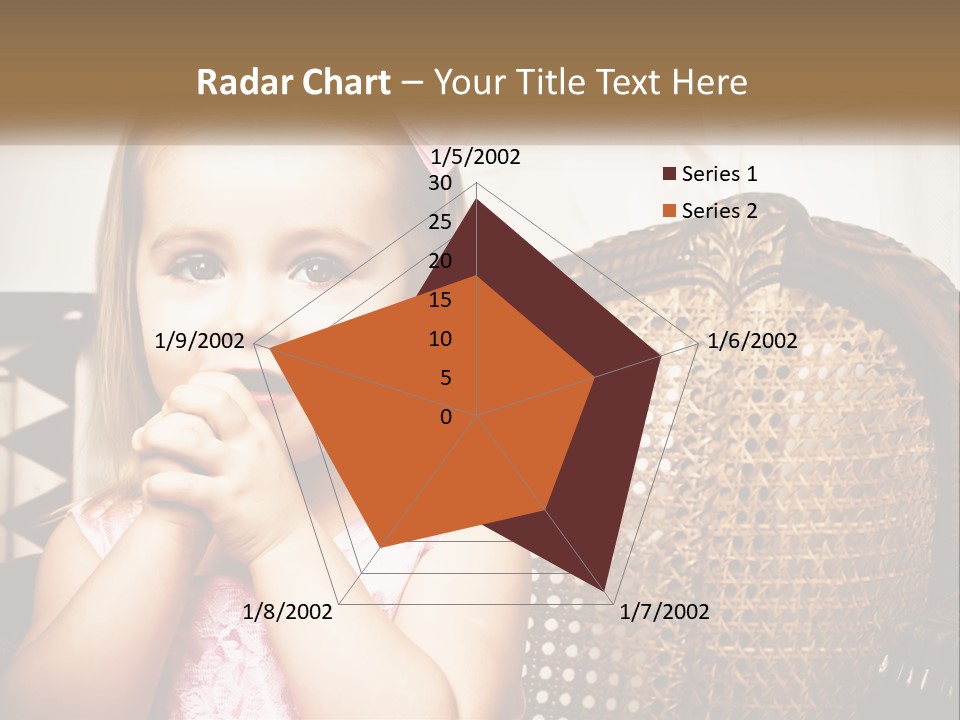 Beach Mother Pensioner PowerPoint Template