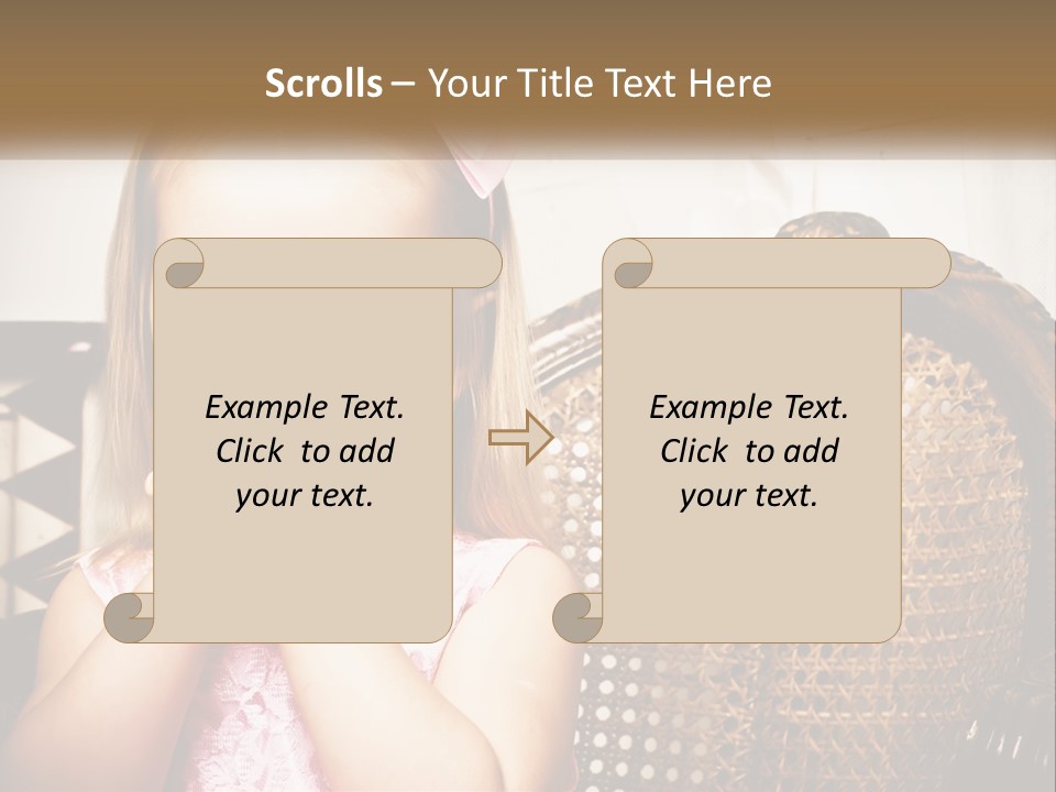 Beach Mother Pensioner PowerPoint Template