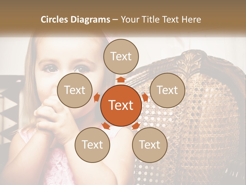 Beach Mother Pensioner PowerPoint Template