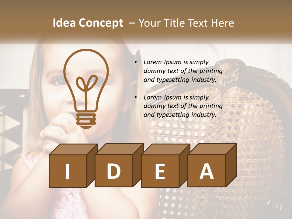 Beach Mother Pensioner PowerPoint Template