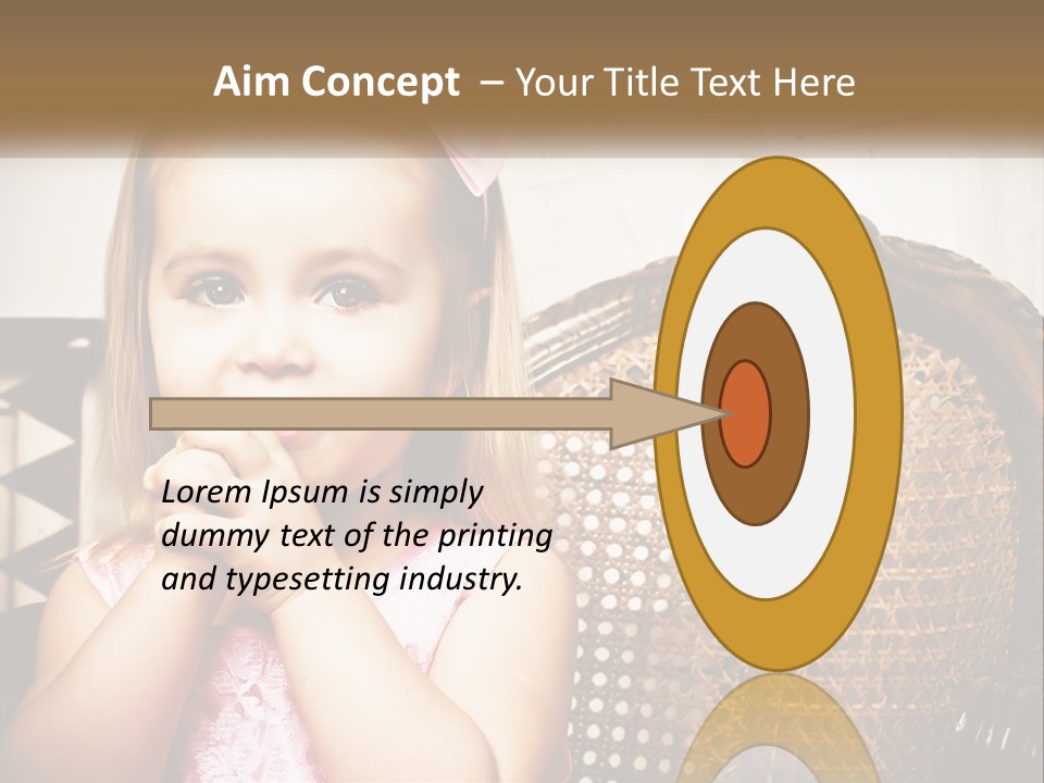 Beach Mother Pensioner PowerPoint Template