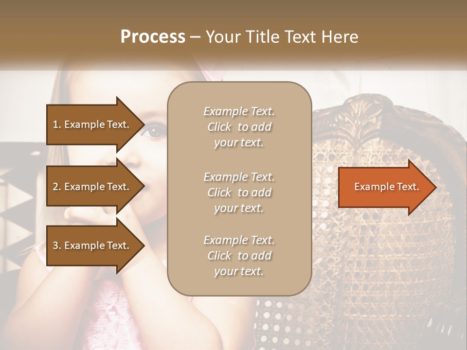 Beach Mother Pensioner PowerPoint Template