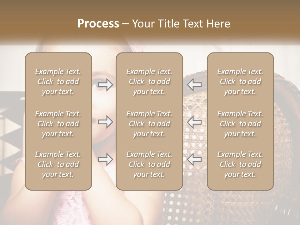 Beach Mother Pensioner PowerPoint Template