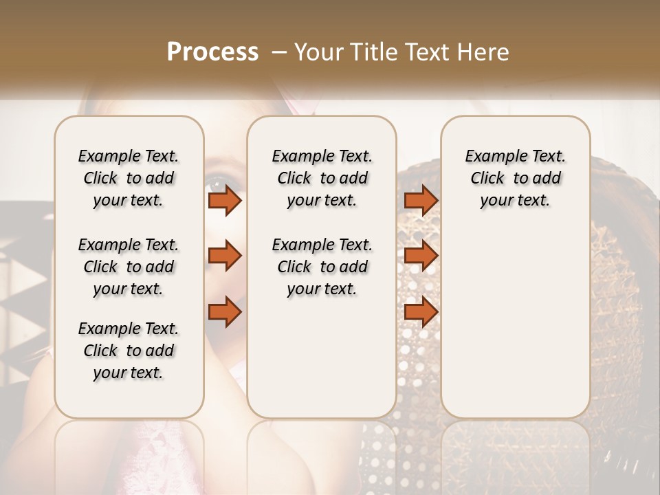 Beach Mother Pensioner PowerPoint Template