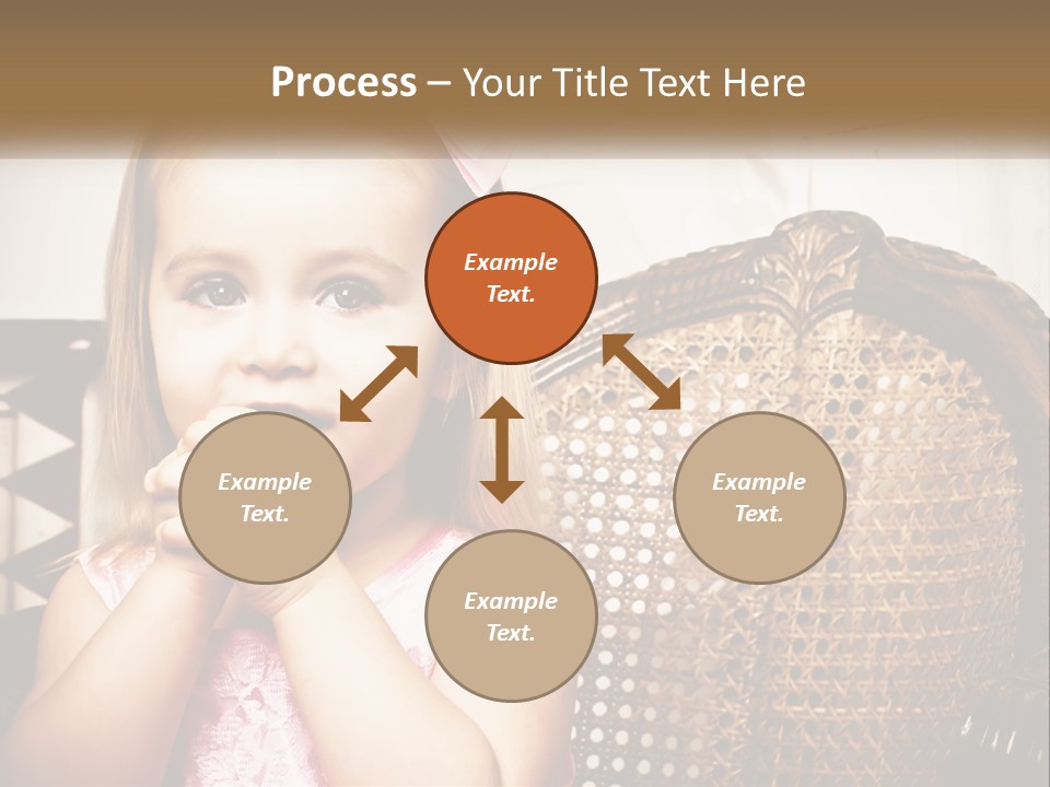 Beach Mother Pensioner PowerPoint Template