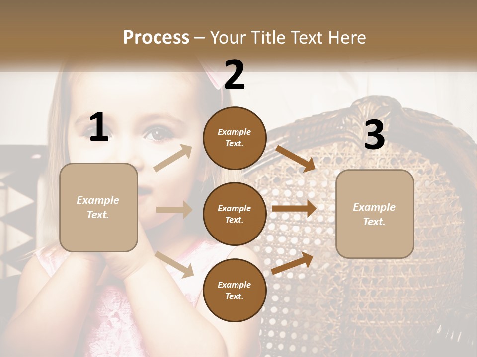 Beach Mother Pensioner PowerPoint Template