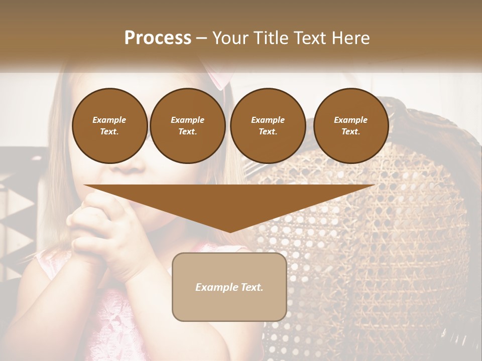 Beach Mother Pensioner PowerPoint Template