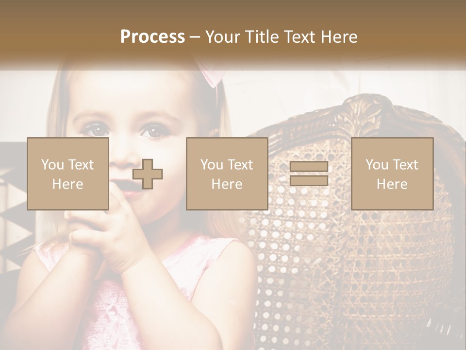 Beach Mother Pensioner PowerPoint Template