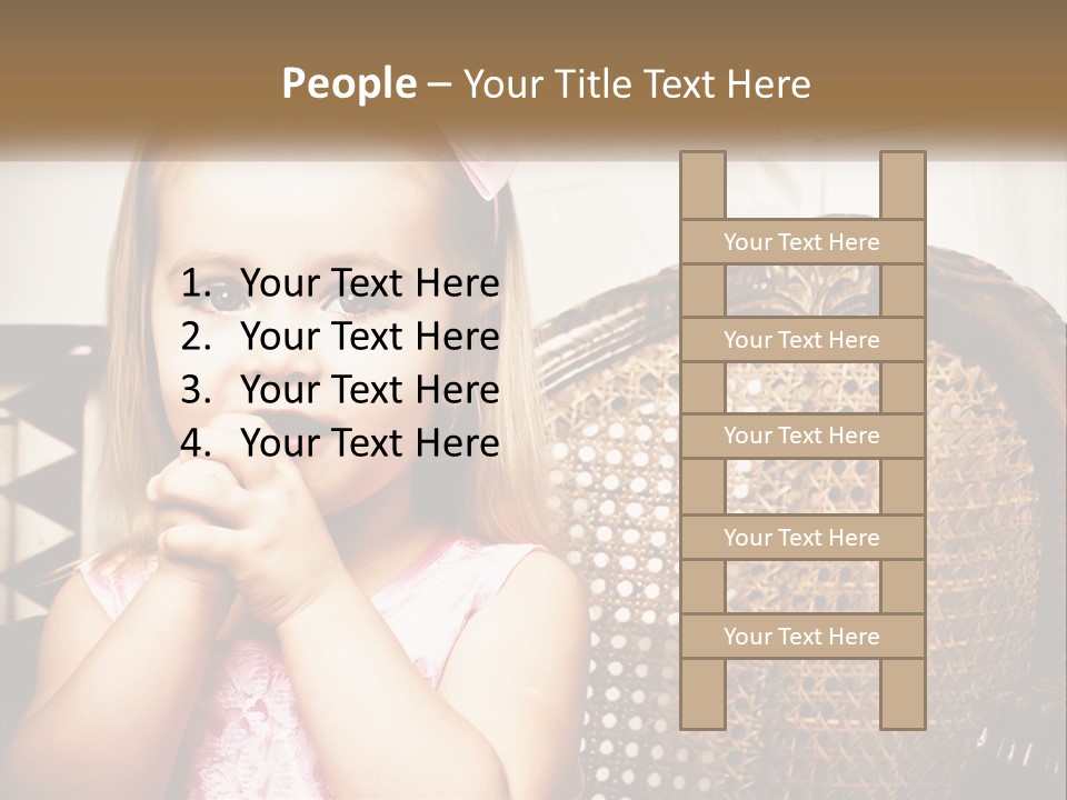 Beach Mother Pensioner PowerPoint Template