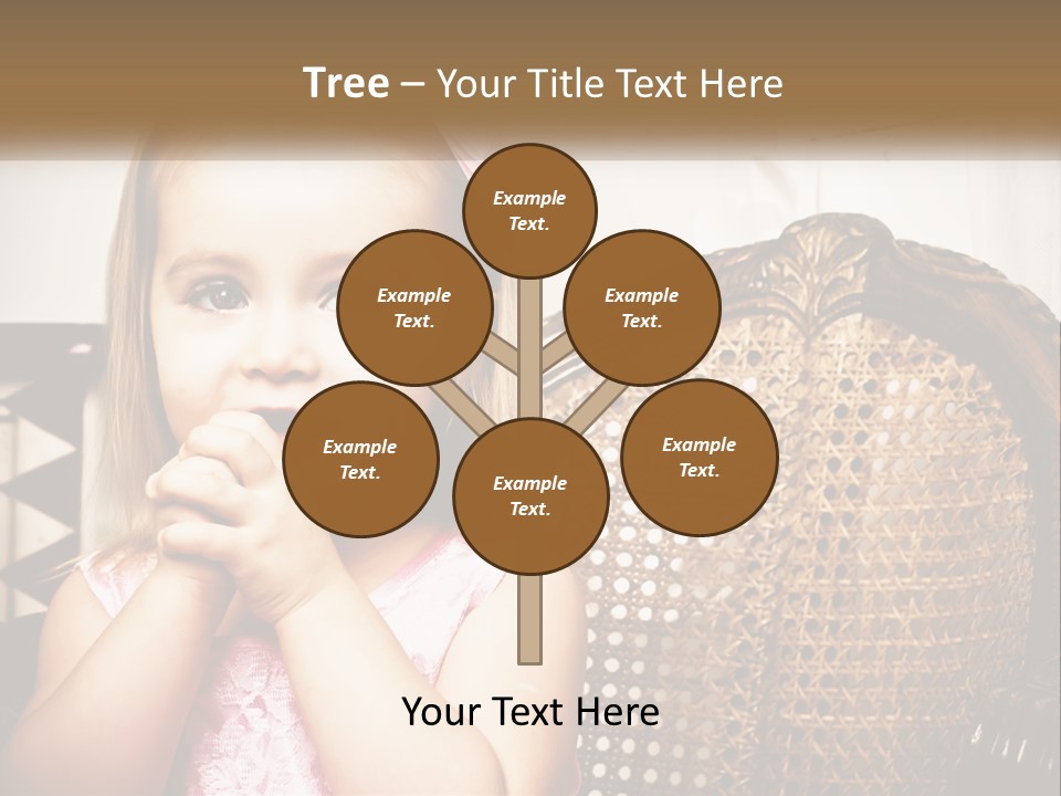 Beach Mother Pensioner PowerPoint Template