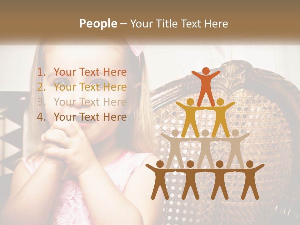 Beach Mother Pensioner PowerPoint Template