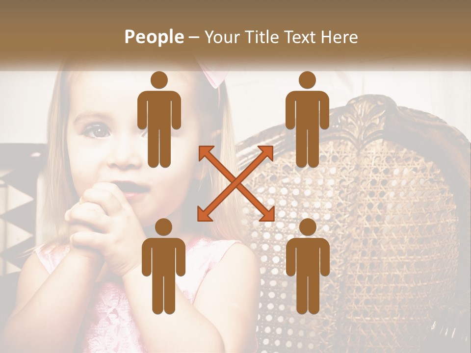 Beach Mother Pensioner PowerPoint Template