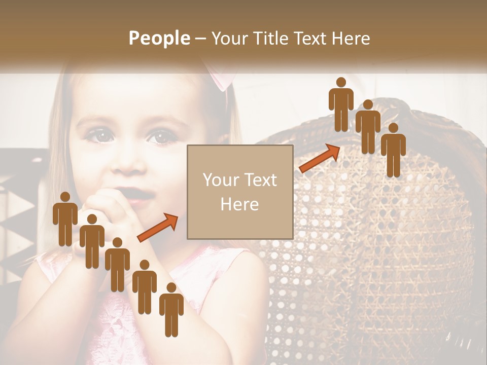 Beach Mother Pensioner PowerPoint Template