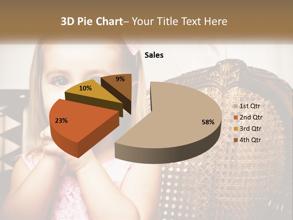 Beach Mother Pensioner PowerPoint Template