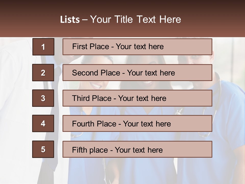 Single Life Portrait PowerPoint Template