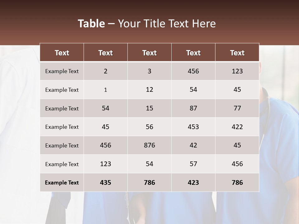 Single Life Portrait PowerPoint Template