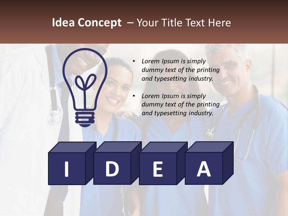 Single Life Portrait PowerPoint Template