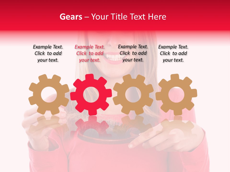 Family Single Daughter PowerPoint Template