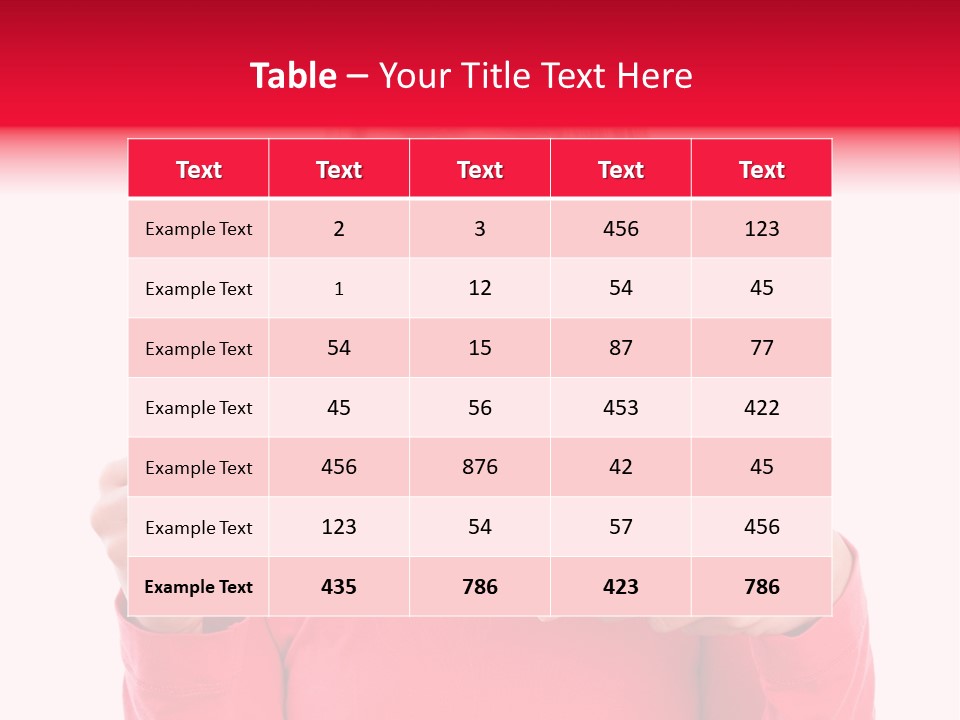 Family Single Daughter PowerPoint Template