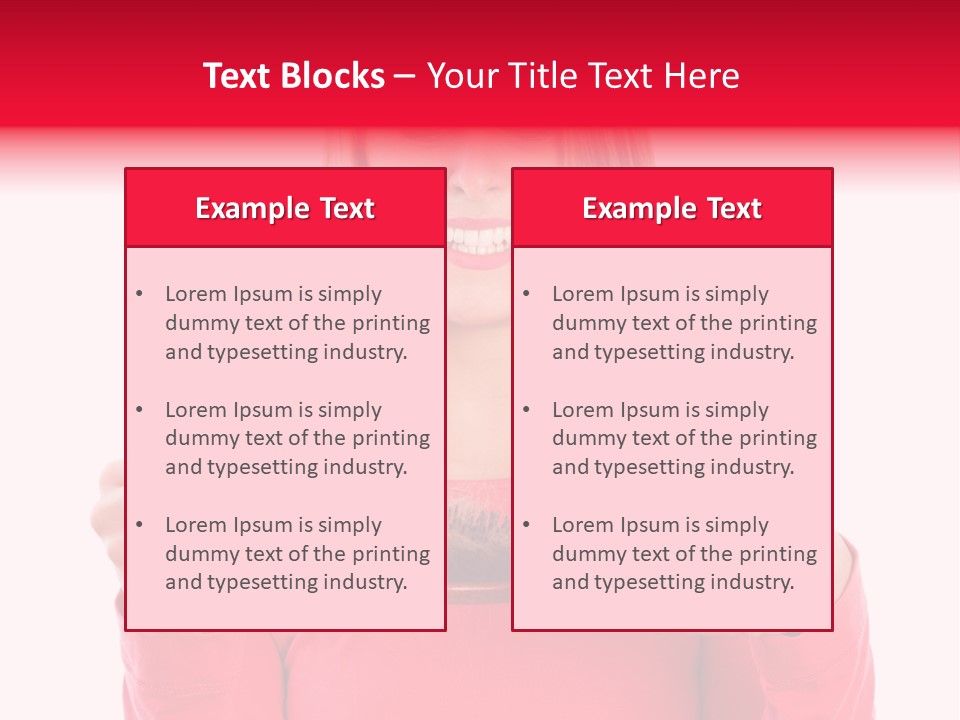 Family Single Daughter PowerPoint Template