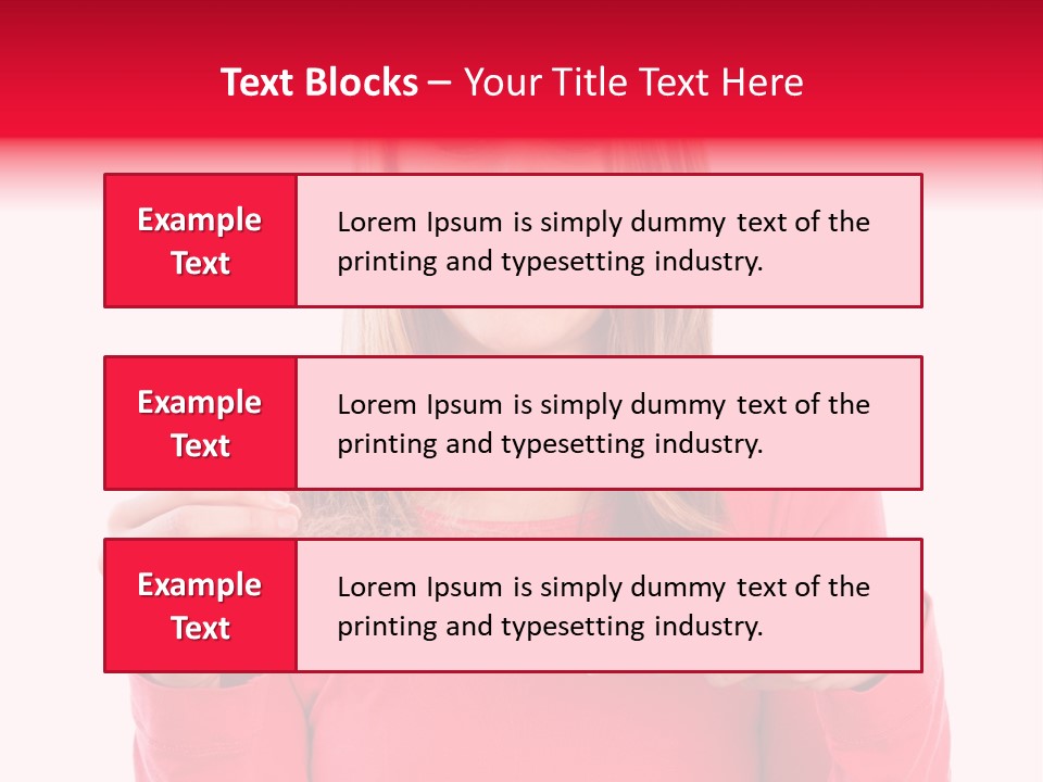 Family Single Daughter PowerPoint Template