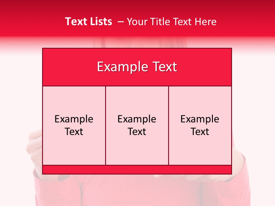 Family Single Daughter PowerPoint Template