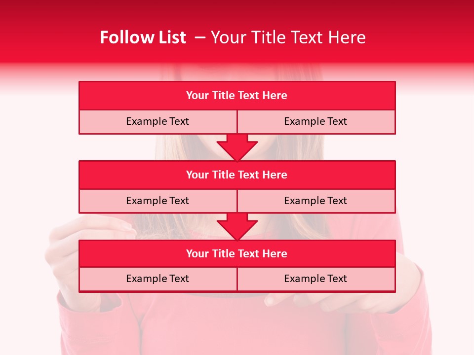 Family Single Daughter PowerPoint Template