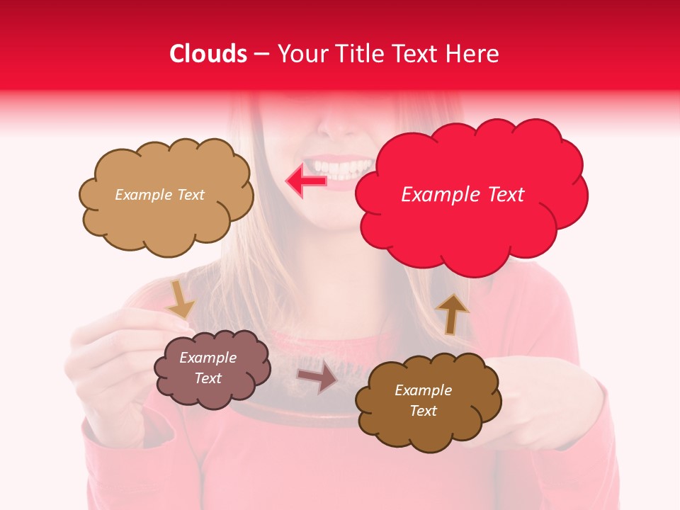 Family Single Daughter PowerPoint Template