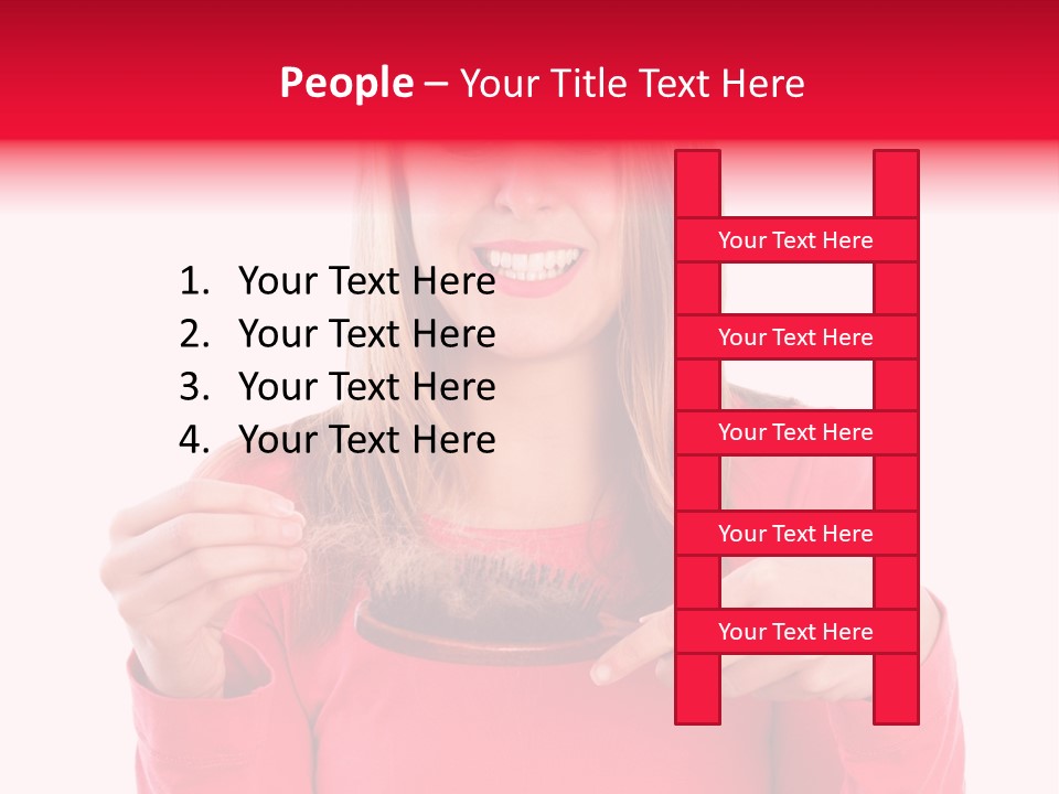 Family Single Daughter PowerPoint Template