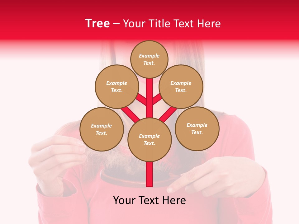 Family Single Daughter PowerPoint Template