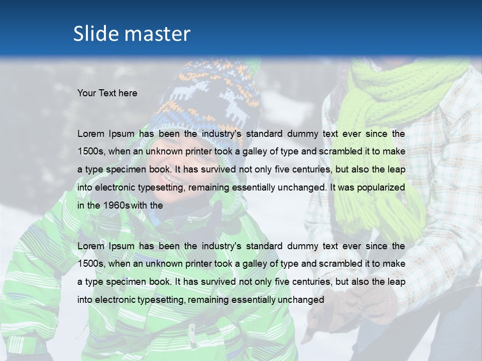 Retirement Daughter Elderly PowerPoint Template