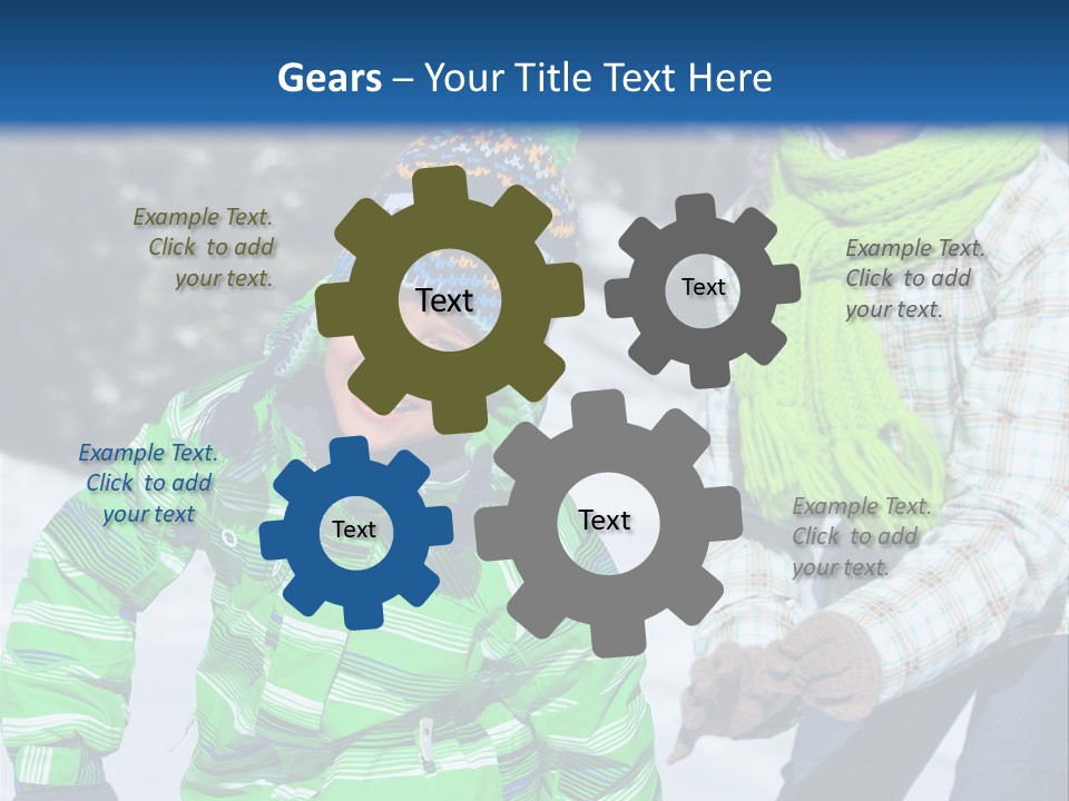 Retirement Daughter Elderly PowerPoint Template