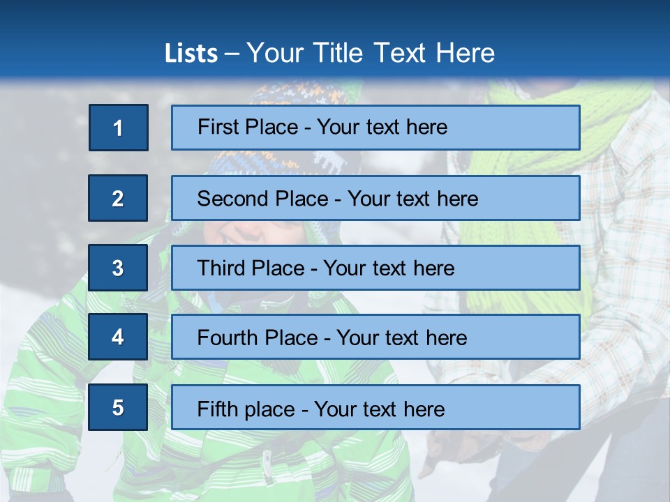 Retirement Daughter Elderly PowerPoint Template