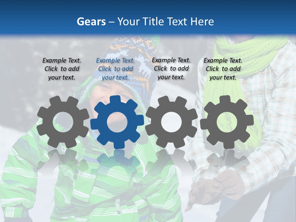 Retirement Daughter Elderly PowerPoint Template