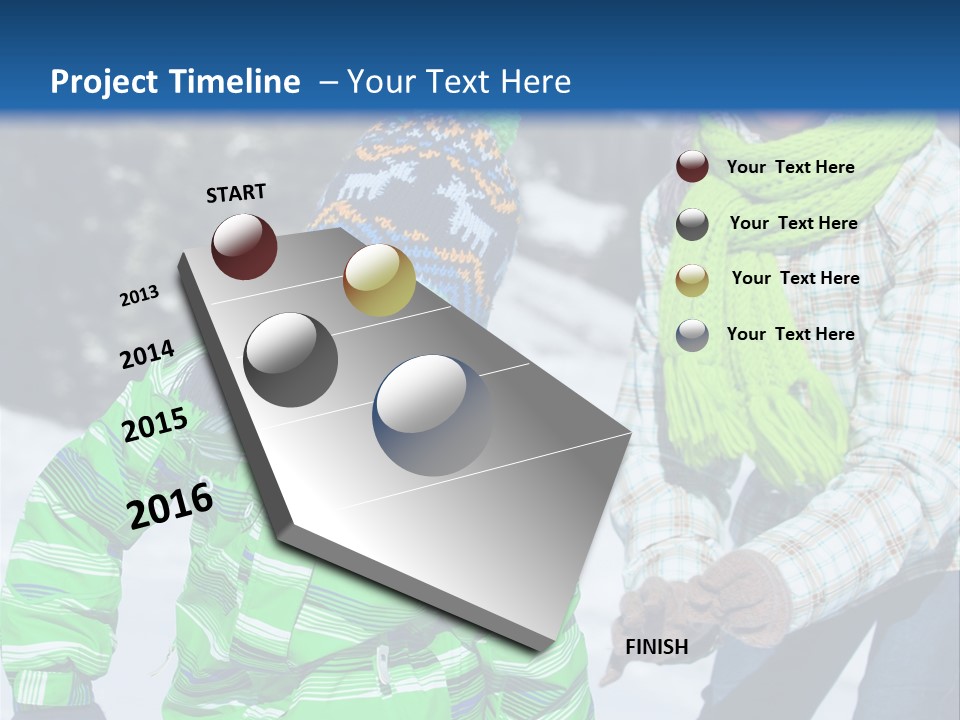 Retirement Daughter Elderly PowerPoint Template