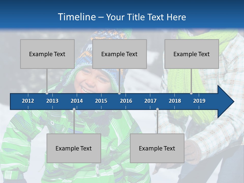 Retirement Daughter Elderly PowerPoint Template