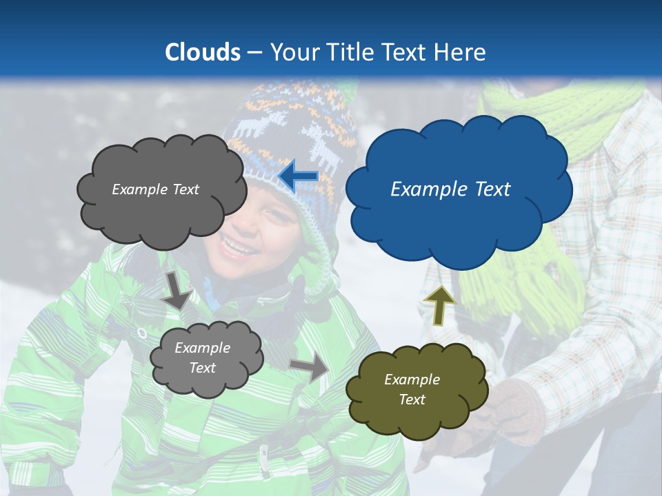 Retirement Daughter Elderly PowerPoint Template