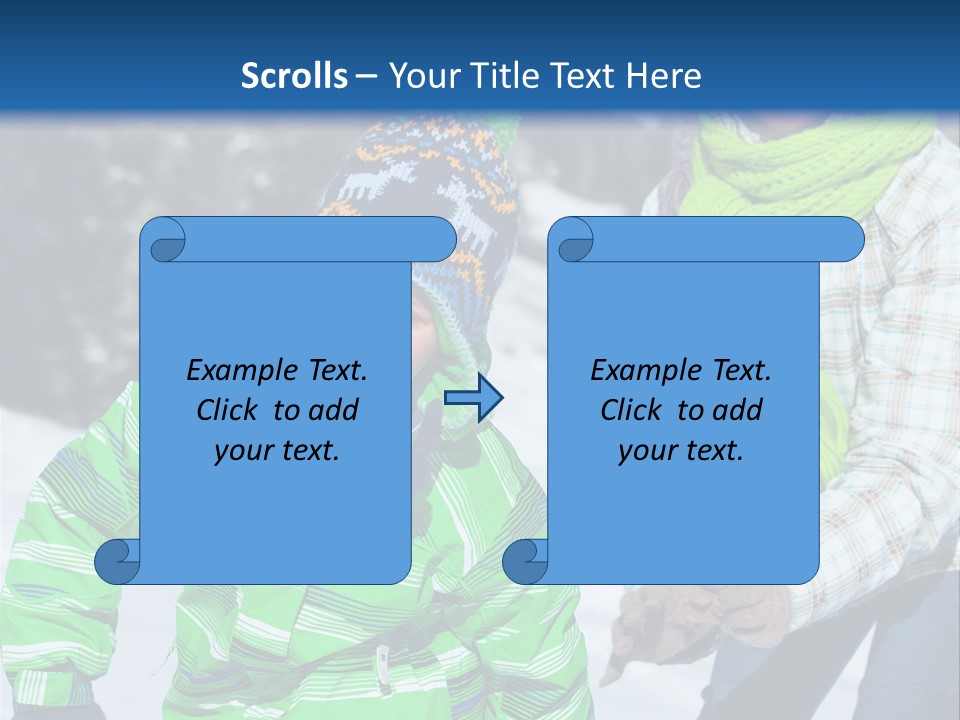 Retirement Daughter Elderly PowerPoint Template