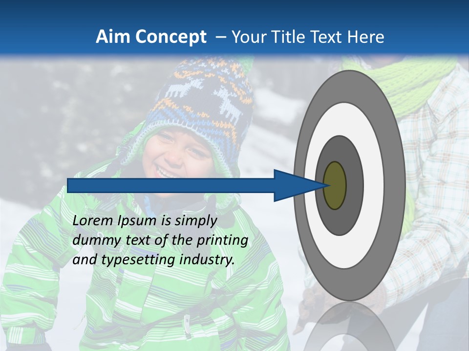 Retirement Daughter Elderly PowerPoint Template