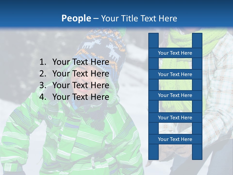 Retirement Daughter Elderly PowerPoint Template